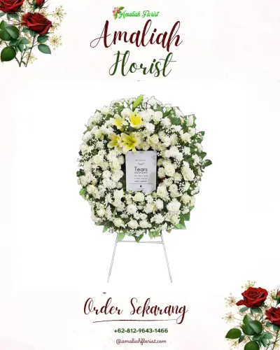 Krans Bunga Duka Cita di Kedungmoro