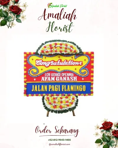 Bunga Papan Congratulation di Kedungmoro